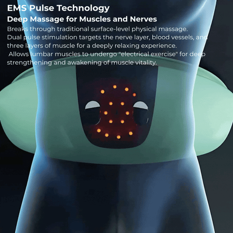 Hanuwell™ Smart Lumbar Massager